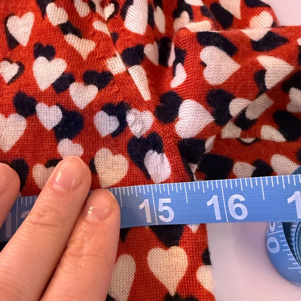 J.Crew Heart Sweater | Size Small - Picture 4 of 5